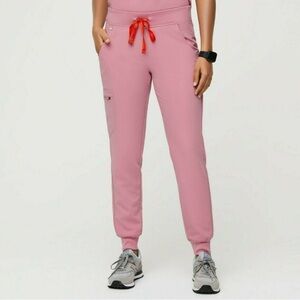 FIGS Zamora Jogger Scrubs | Size Large | Chalk Pink